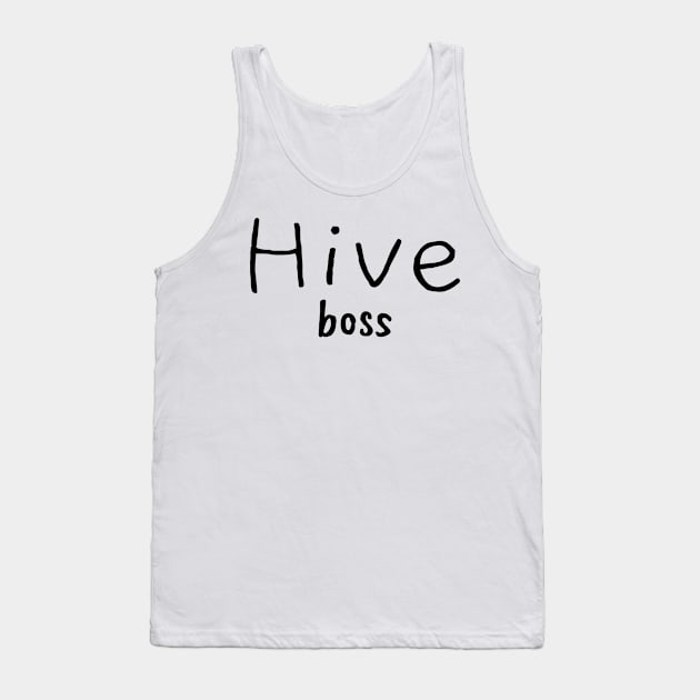 Hive Boss Funny Beekeeping Tank Top by TwoPair